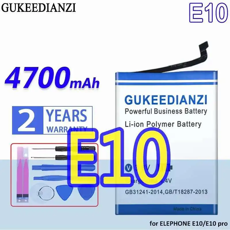 

4700Mah Mobile Phone Battery For Elephone E10 Pro High Capacity