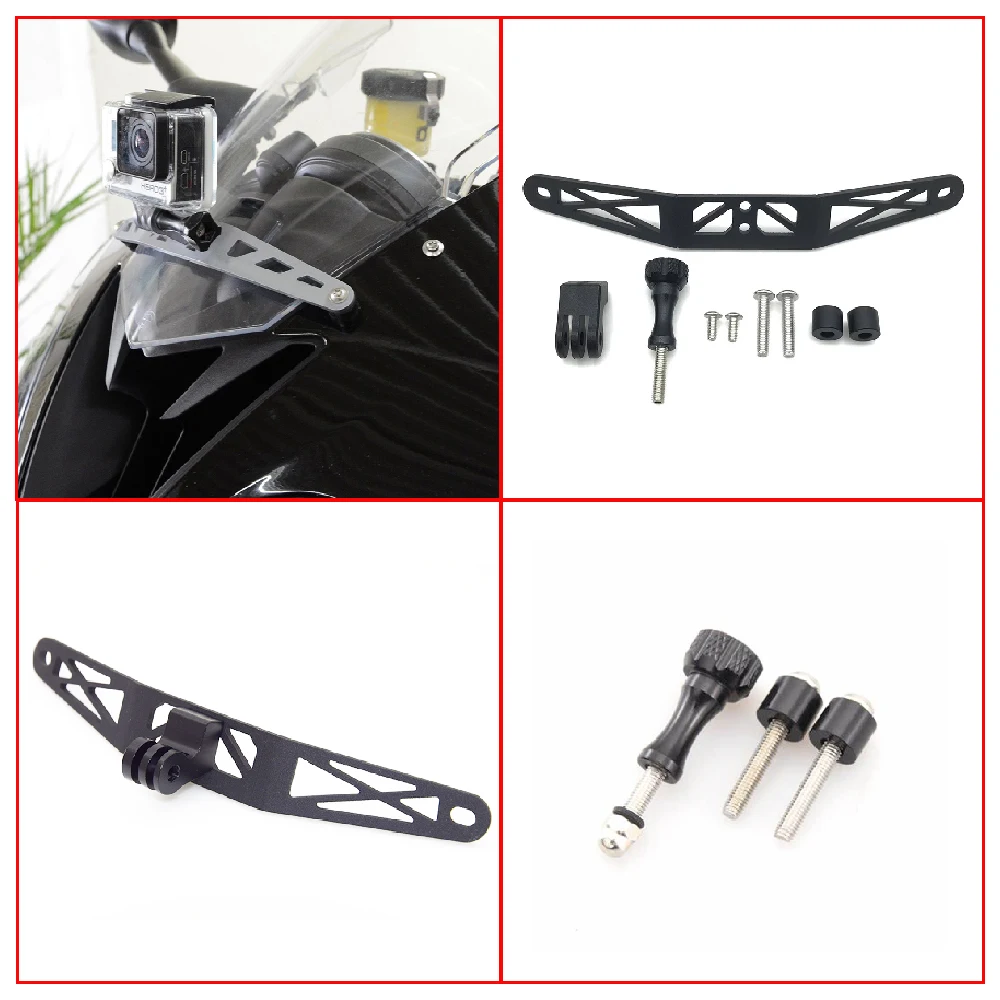 

Fit for BMW S1000RR S1000 RR ABS HP4 2009-2020 Motorcycle Front Go Pro Camera Bracket Recorder Cam Rack Mount Holder