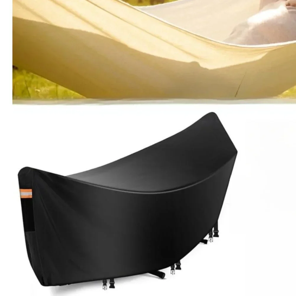 Funda Protectora Para Hamaca – Impermeable 420D Oxford Con Correas Antiviento, Protección UV, Resistente A Lluvia Y Sol, Fácil De Poner