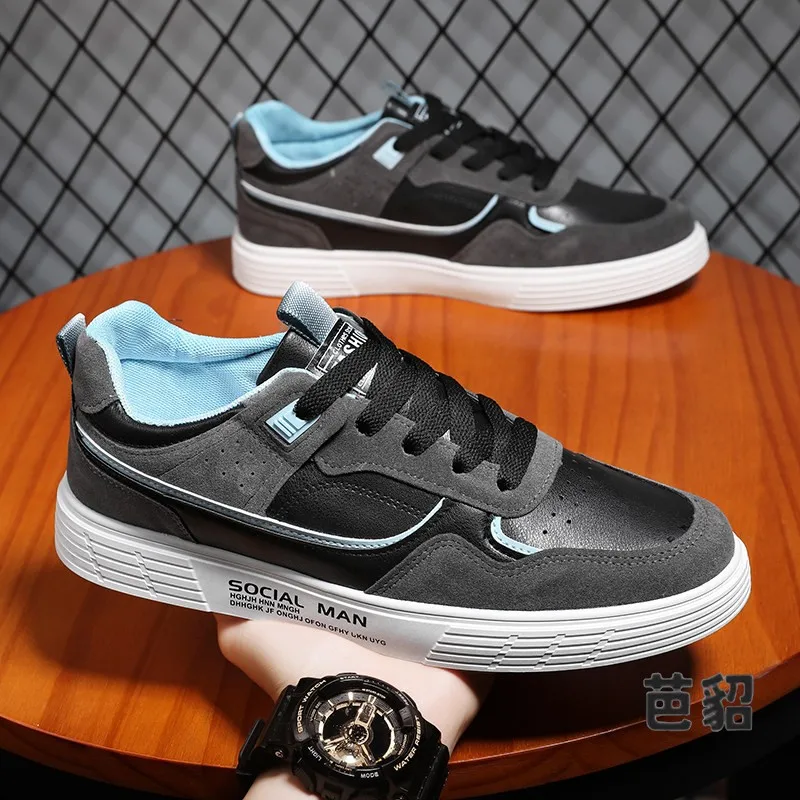 Waterproof Leather Surface Men's Work Shoes Casual Sporty Trendy All-Match Autumn 2026 New Style Breathable Comfortable