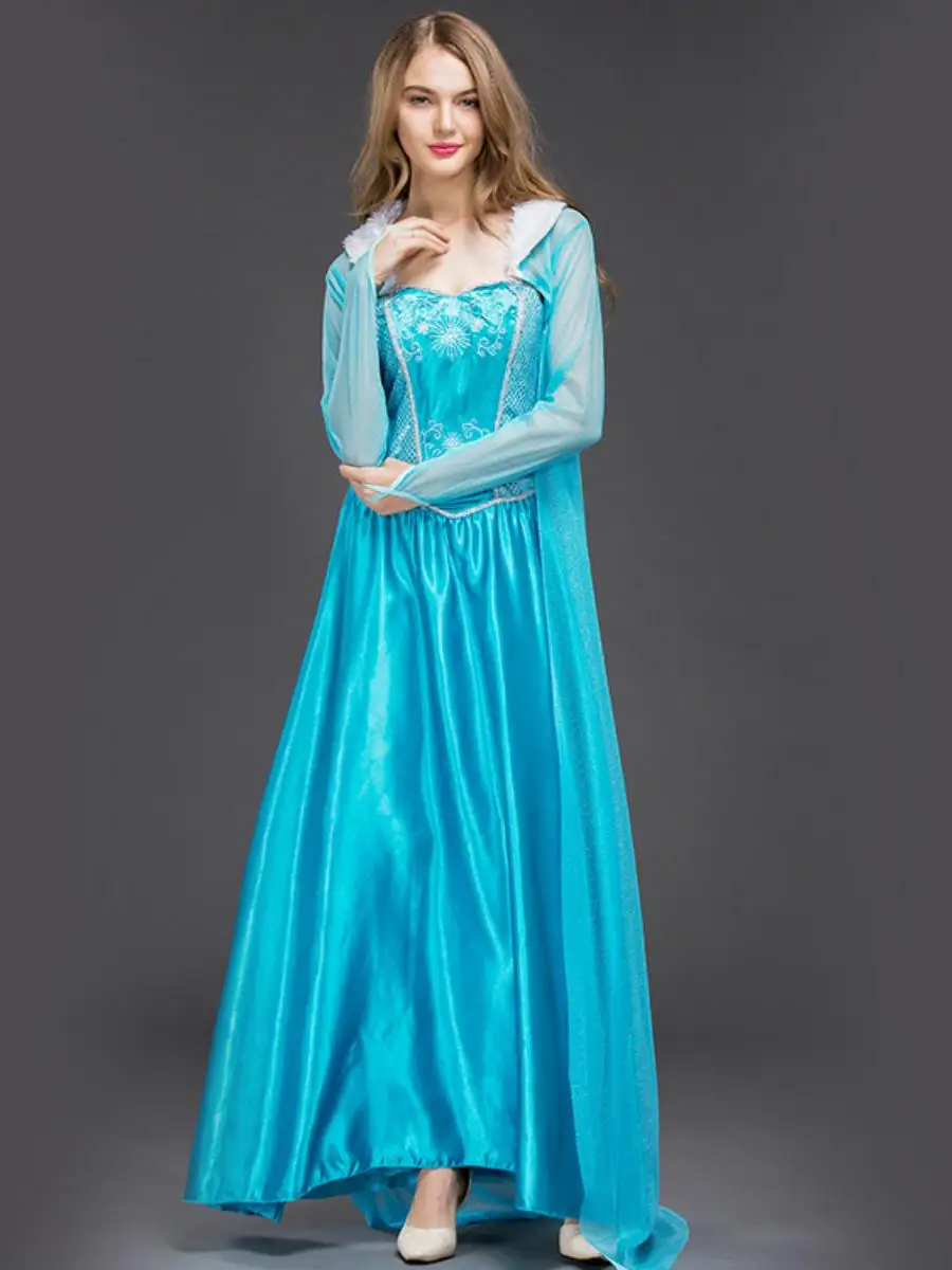 

Эльза Принк Доктор для взрослых Хэллоуин Косплей Сценический костюм Белоснежка и семь гномов Китайская опера Ханфу