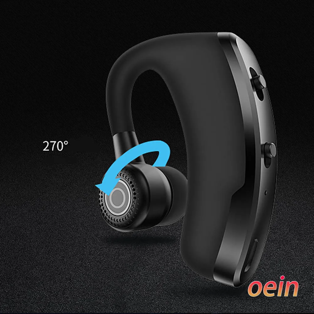 V9 auriculares inalámbricos con Bluetooth, auriculares manos libres para negocios, Auriculares deportivos para llamadas, auriculares para iphone y