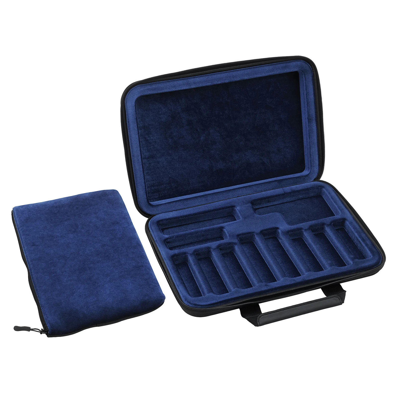 Saxophone Mouthpiece Storage Box Universal Clarinet Mouthpiece Case EVA Handbag Built-in Velvet Lining Woodwind Instrument Parts