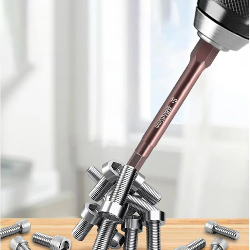 

8pcs Electric Screwdriver Bits 65mm/100mm Magnetic Hex Head Screwdriver Bits Screw Driver Tools Hexagonal Screwdriver