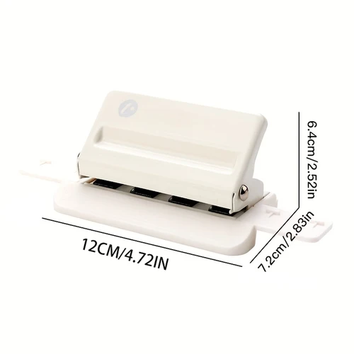 Imagen 2 del producto Perforadora en forma de seta, perforadora de hojas sueltas de metal, adecuada para varios tamaños de papel, para usar con planificadores y cuadernos.