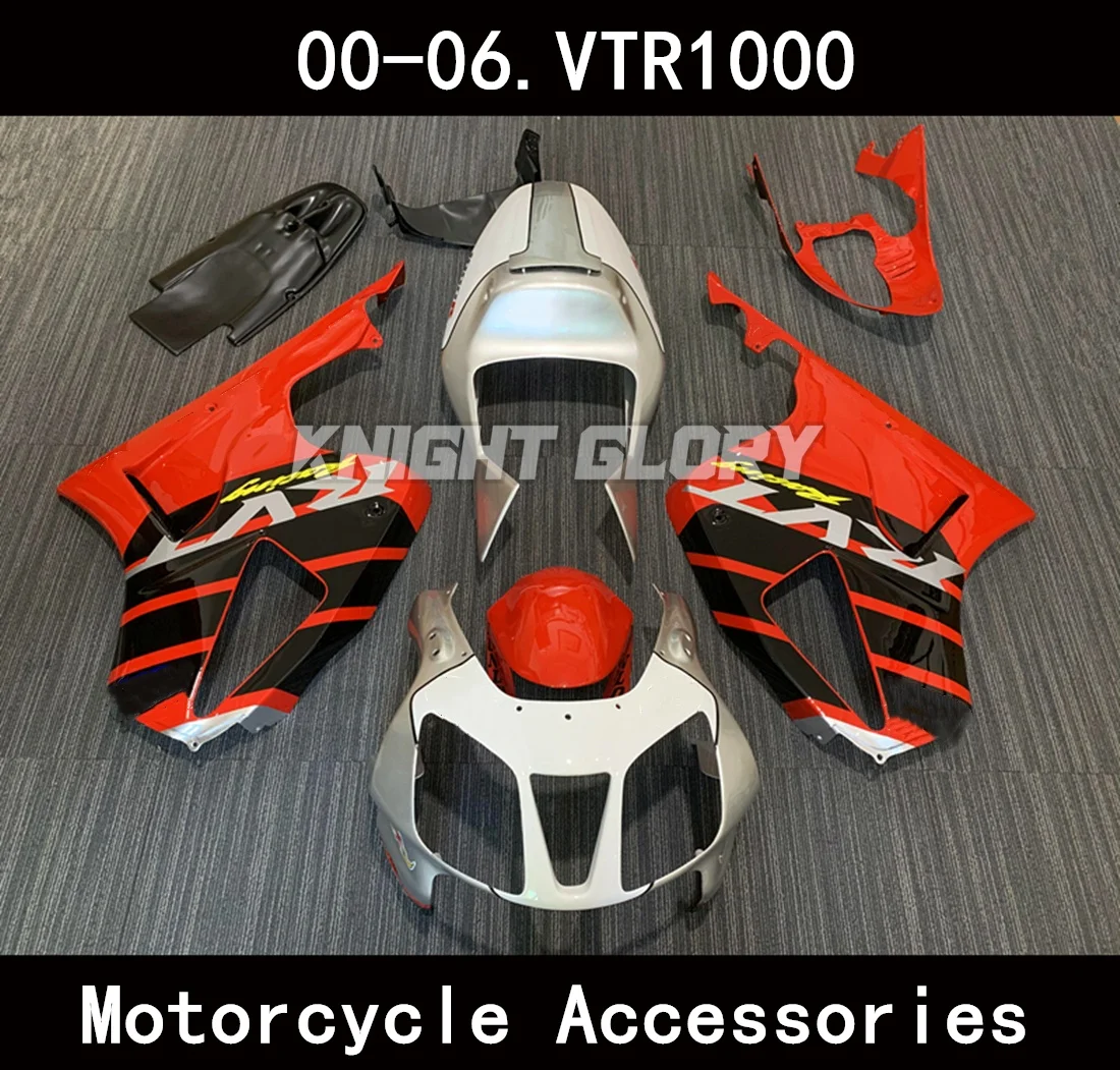 

Motorcycle complete set parts, suitable for 2000-2006 VTR1000 models. Body cover kit. ABS injection molding.