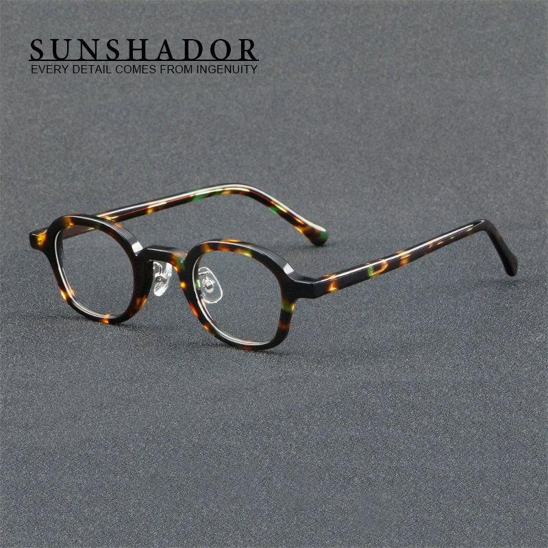 Simple fashion prescription myopia eyeglasses High quality hand made women eyewear Youth fashion preppy style men glasses frame