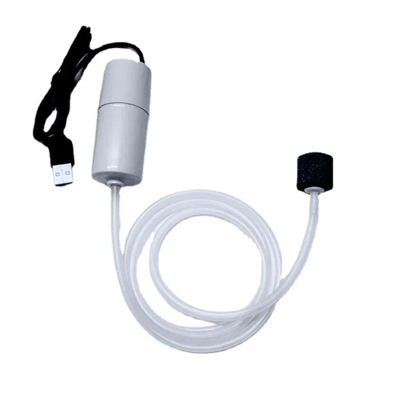 حوض السمك الأكسجين مضخة هواء USB الأكسجين الصغير لخزان الأسماك ضاغط الهواء الصامت مهوية صغيرة المحمولة خزان الأسماك الملحقات