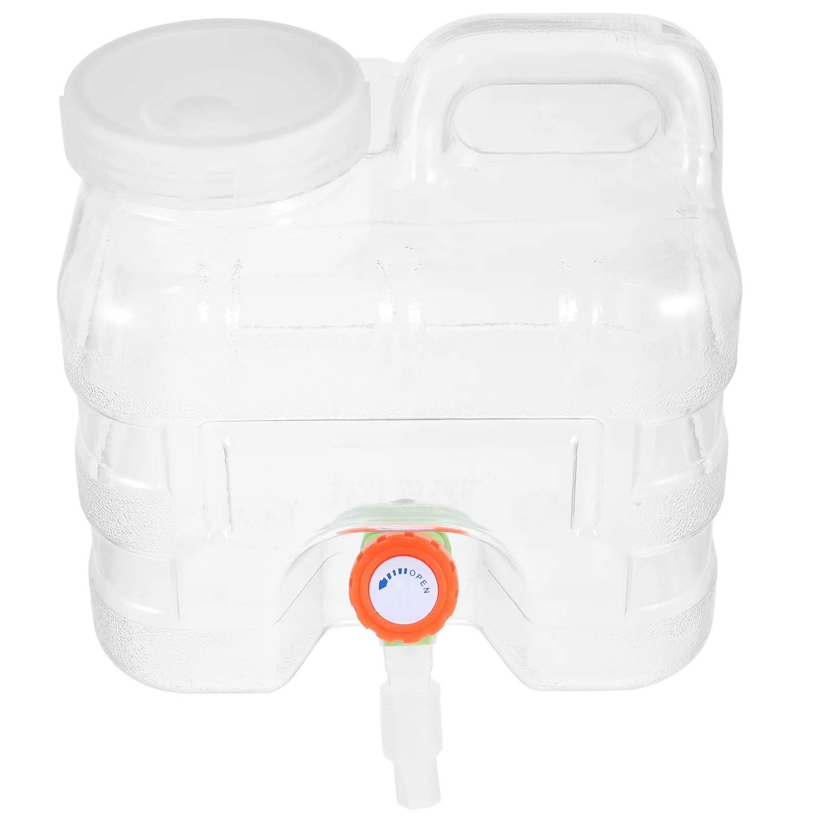 

1Set Transparent Water Container Portable Outdoor Camping Water Bucket Pc Material Durable Drinking Dispenser Bucket