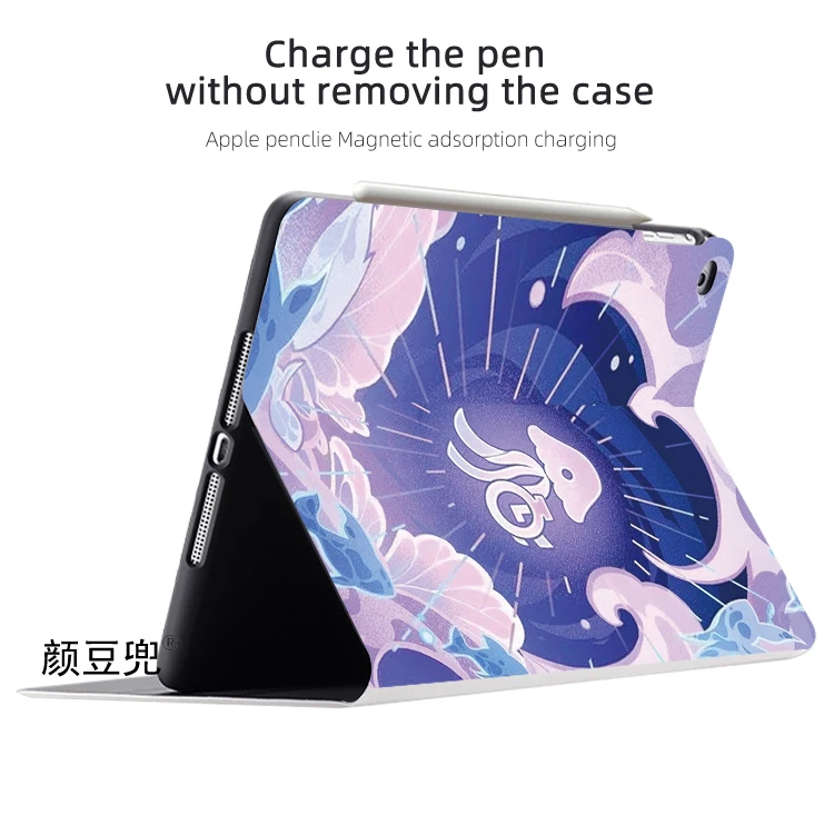 Genshin Impact Anime Sangonomiya Kokom Case For iPad 10.2 8th Air 4 5 Mini 5 6 Case Luxury Silicone For iPad Air 4 iPad Pro11 in