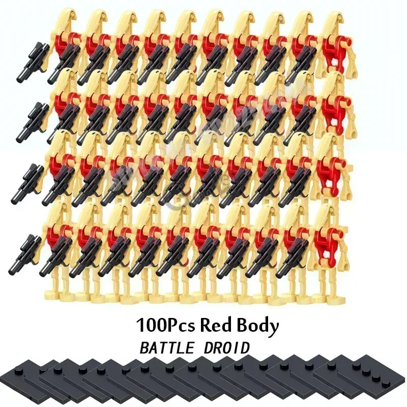 스타 워즈 배틀 드로이드 트루퍼 K2-SO 피규어 빌딩 블록 모델 세트 키트, 벽돌 DIY 어린이 장난감, 인기 장난감 100 개