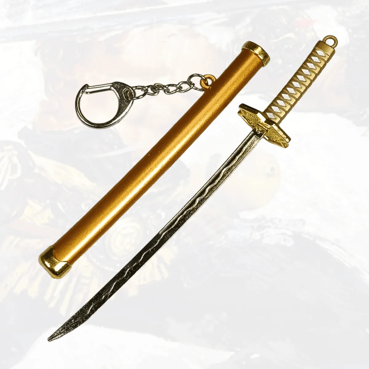 Roronoa Zoro – épée Katana en métal, couteau Ninja, sabre Katana japonais, sabre de samouraï Original, accessoires de Cosplay, jouet accessoire, 5.9 pouces