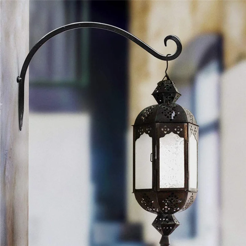 ABJY-Садовый крючок, стойка для цветов, балкон, сад, подвесная стойка для цветов, крючок, подвесной кронштейн для растений, настенный крючок