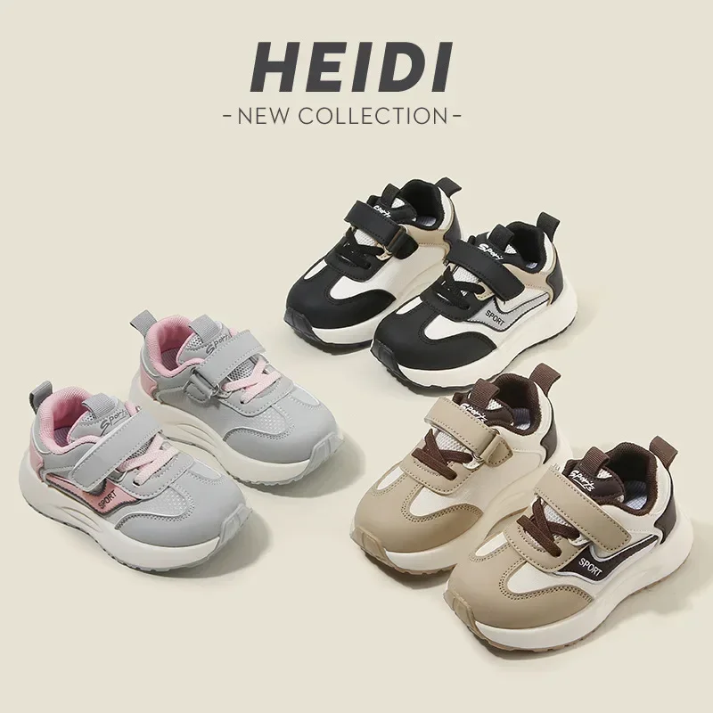 

Детские кроссовки, нескользящая студенческая школьная спортивная обувь для бега, модные детские уличные кроссовки, легкая повседневная обувь для мальчиков и девочек