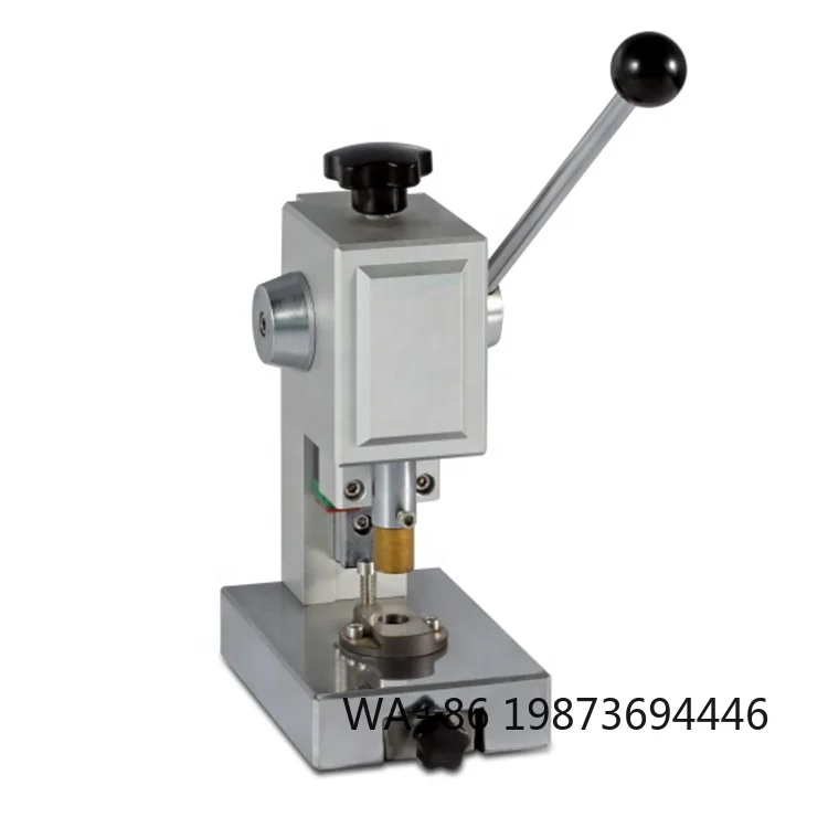 Manual Coin Cell Cutting  Portable Equipment for Button Battery Electrode Separator Processing