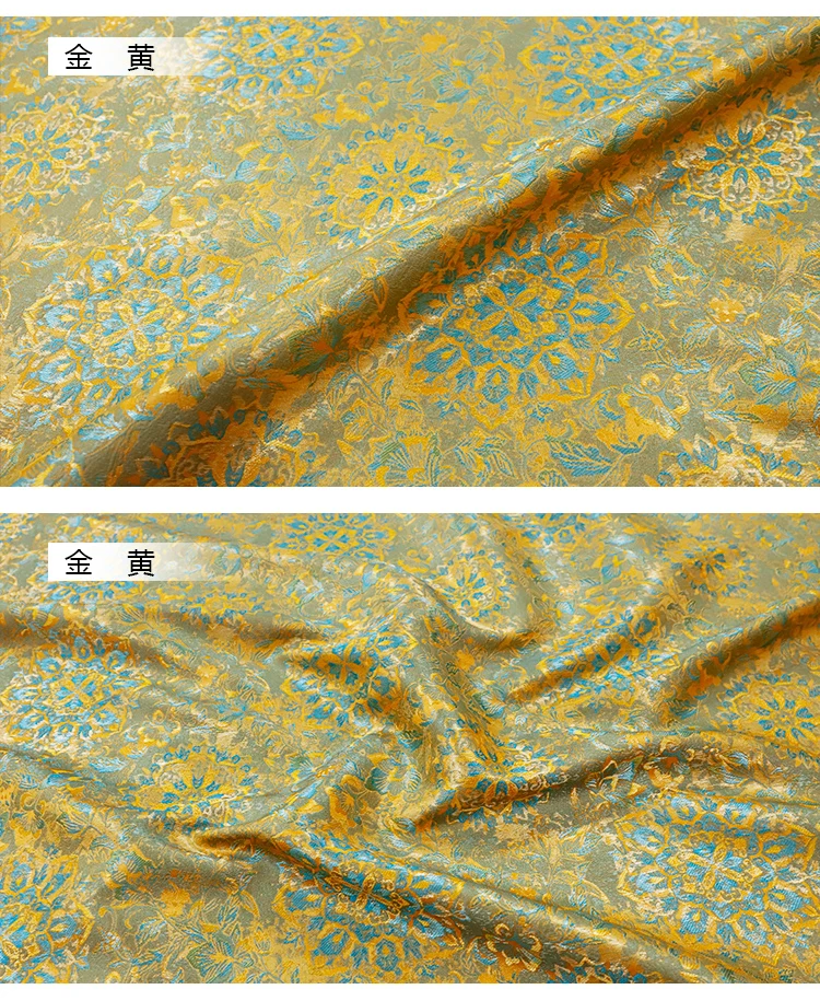 Song Brokatstoffe 140cm Breite Jacquard-Webung Chinesisches Traditionelles Luxusmaterial für Hanfu Cheongsam Kleid DIY Nähen – Detail 9