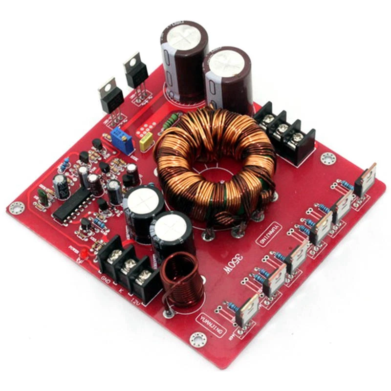 350W DC12V to Dual 28V Boost Power Supply Board for HiFi Amplifier Car