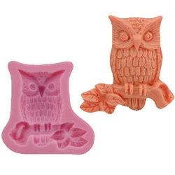 3d Owl Cake Decorative Silicone Mold, Candy Chocolate Fudge Diy Baking Mold Soap, Kitchen Accessories Formas De Silicone