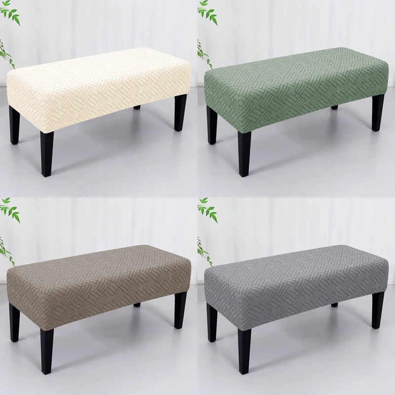 

1 шт., эластичный длинный чехол для скамейки, эластичный чехол для табурета для пианино, антигрязные чехлы для обеденной скамейки для спальни, отеля, вечеринки, гостиной