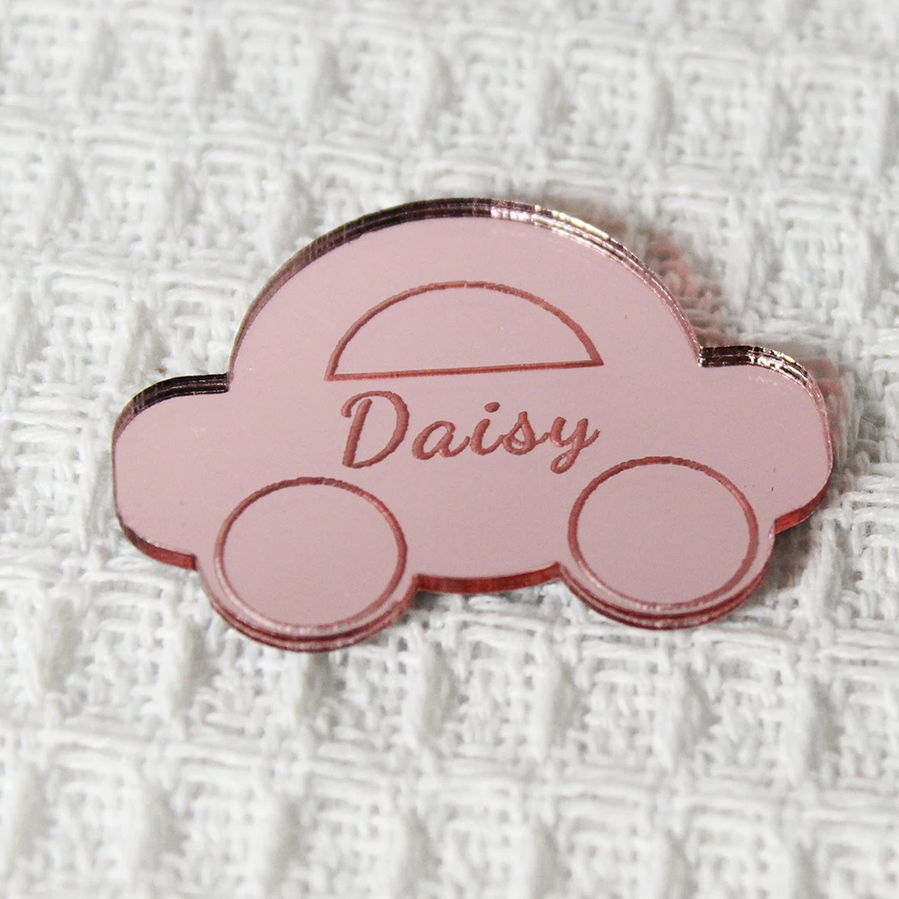 20/30/50 Buah Label Bayi Akril - Personalized Name Box ulasan dan harga