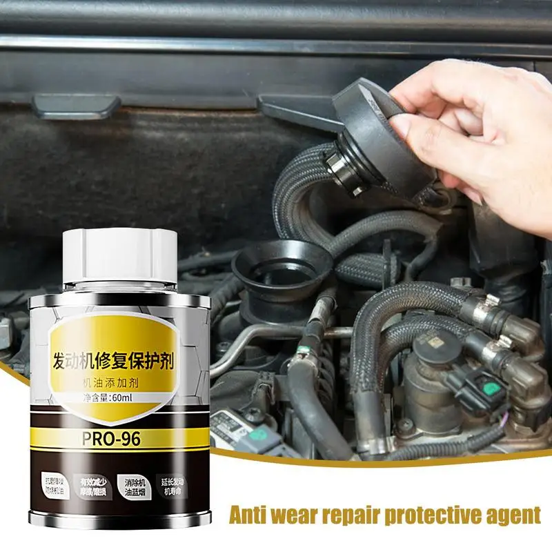 60ML Engine Cylinder Repair Agent Additive Oil For Engine Protection Noise Reduction Anti-Wear Repair Oil Reduce Friction