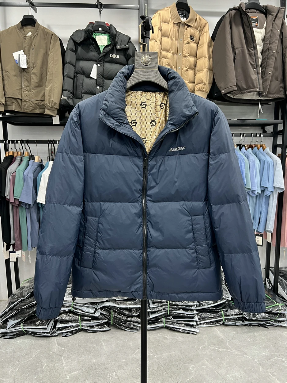 

Warm Du down Jaet ort Padded Bread Sle Thiened Soft Lightweight Winter Coat Simple Design Polyester Fiber Long Sve