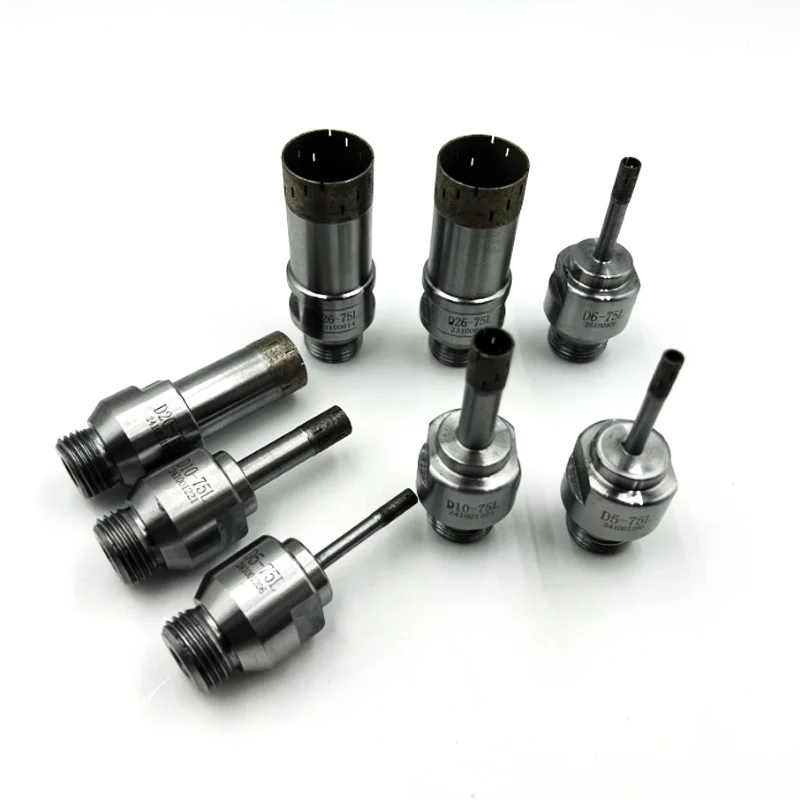 1 Stück 4mm-120mm Diamantpulver-Sinterbohrer 1/2'' Belgisches Gewinde für Glasbohrmaschine – Detail 5