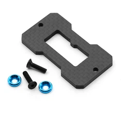 Carbon Fiber Servo Mount Fxed Reinforcing Plate for Tamiya TT02 TT-02 1/10 RC Car Upgrade Parts Accessories