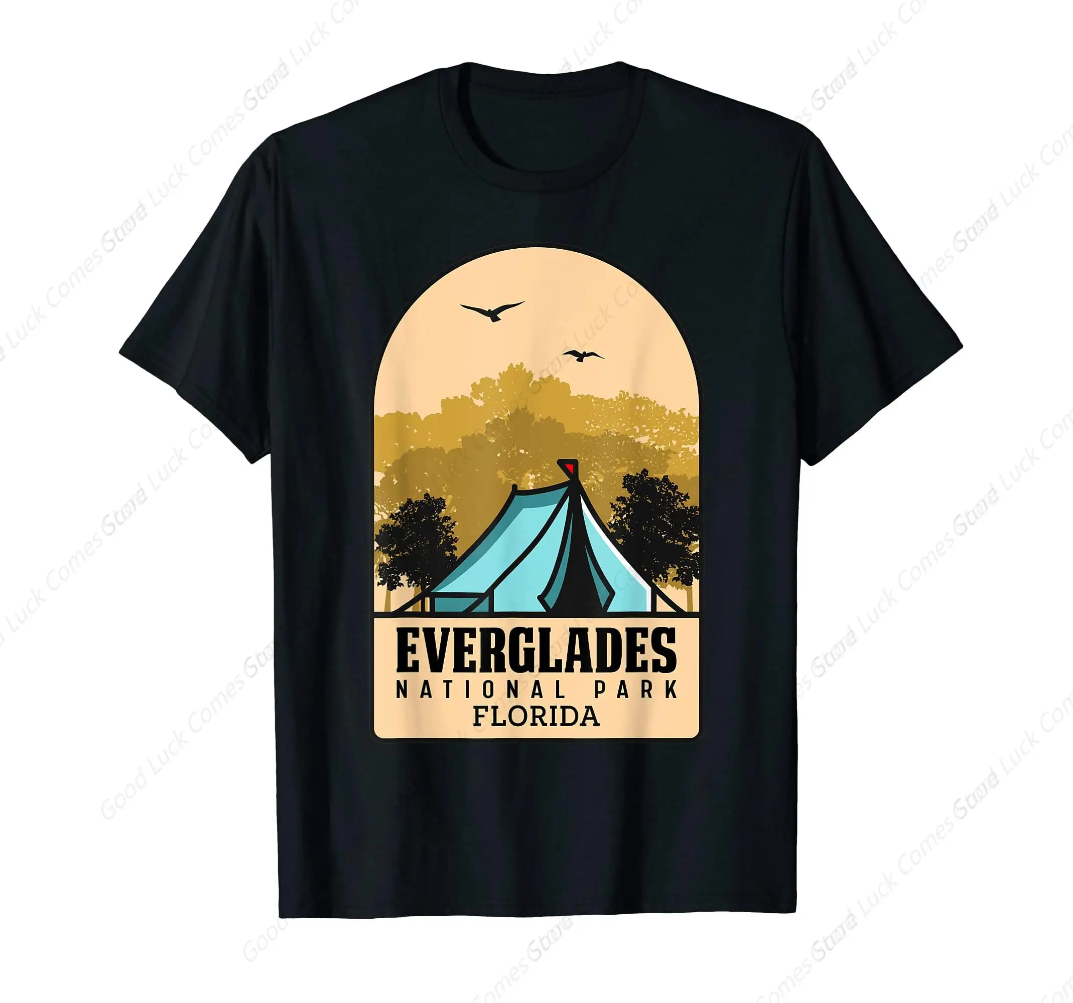 Everglades Hiking Florida Tropical National Park Crocodile T-Shirt