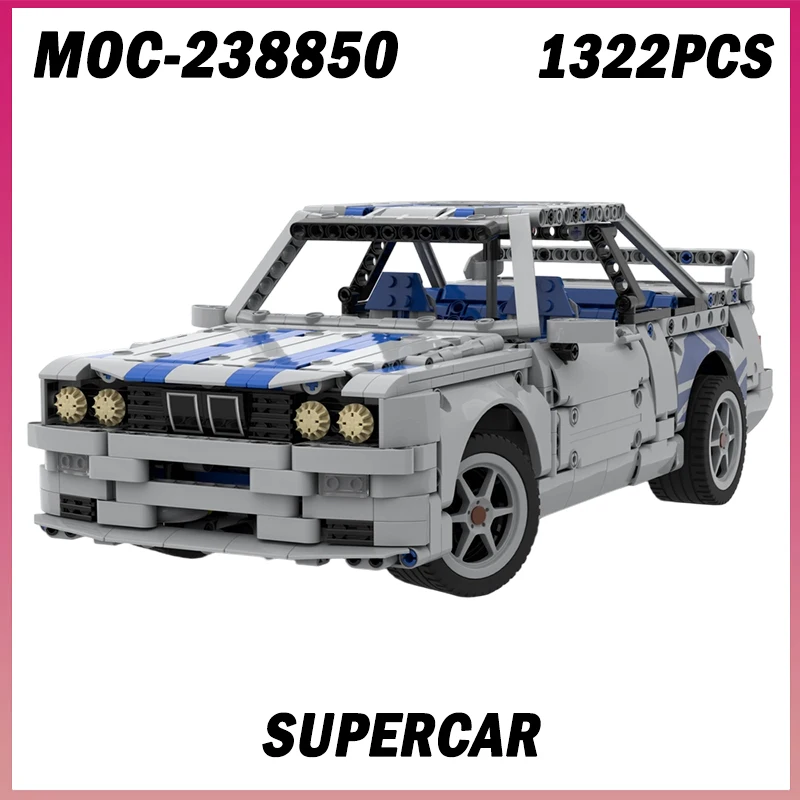 

1322PCS MOC-238850 Supercar Speed Champions Technica City Vehicle Racing Car Model Building Blocks Brick Boy Toys Kids Gift