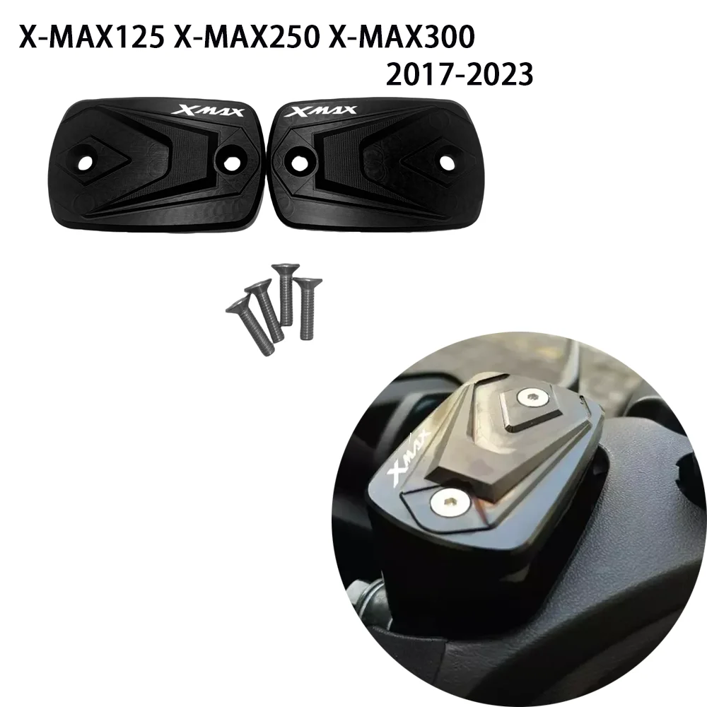 Motorcycle Accessories Front Brake Clutch Cylinder Fluid Reservoir Cover Guard For X-MAX125 X-MAX250 X-MAX300 2017-2023 XMAX 300