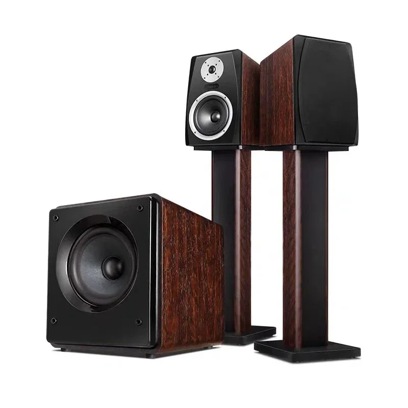 Hot sale  active 2.1 home theater system 8 inch Subwoofer active Hi-fi bookshelf speaker