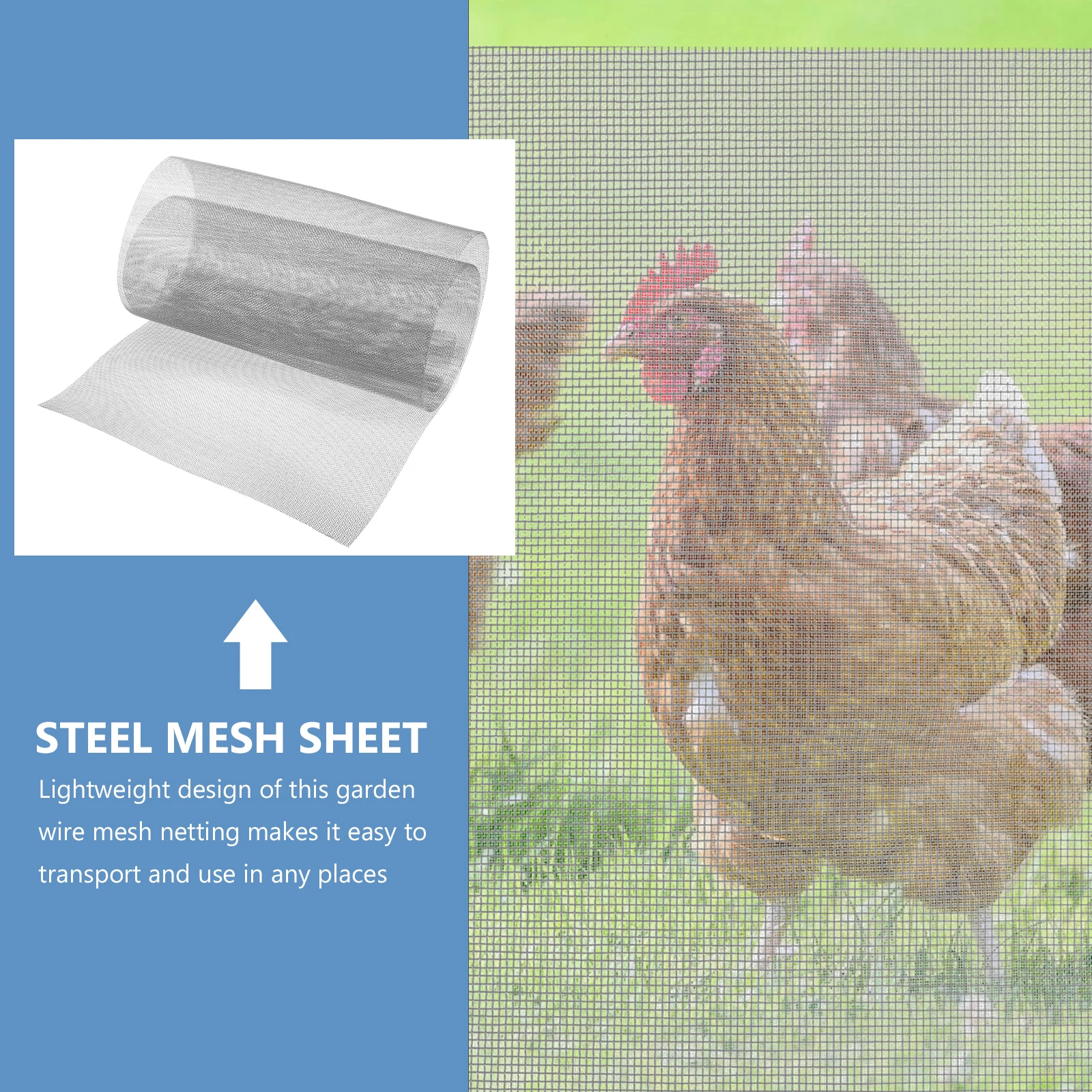 

30X250Cm Stainless Steel Mesh Roll 304 Wire Netting For Window Door Vent Cage Garden Fence Screen Security Metal Mesh