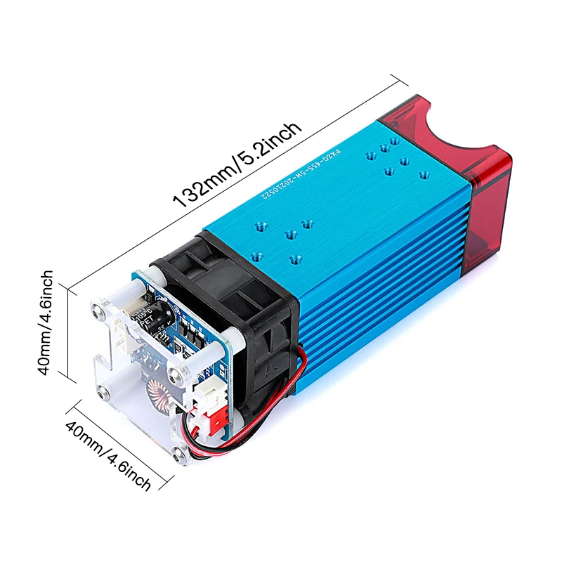 COMGROW-Kits de grabador láser comprimido, módulo de grabado de corte CNC para tallado de madera, Kit de fresado, piezas de impresora 3D, 48W, 3018