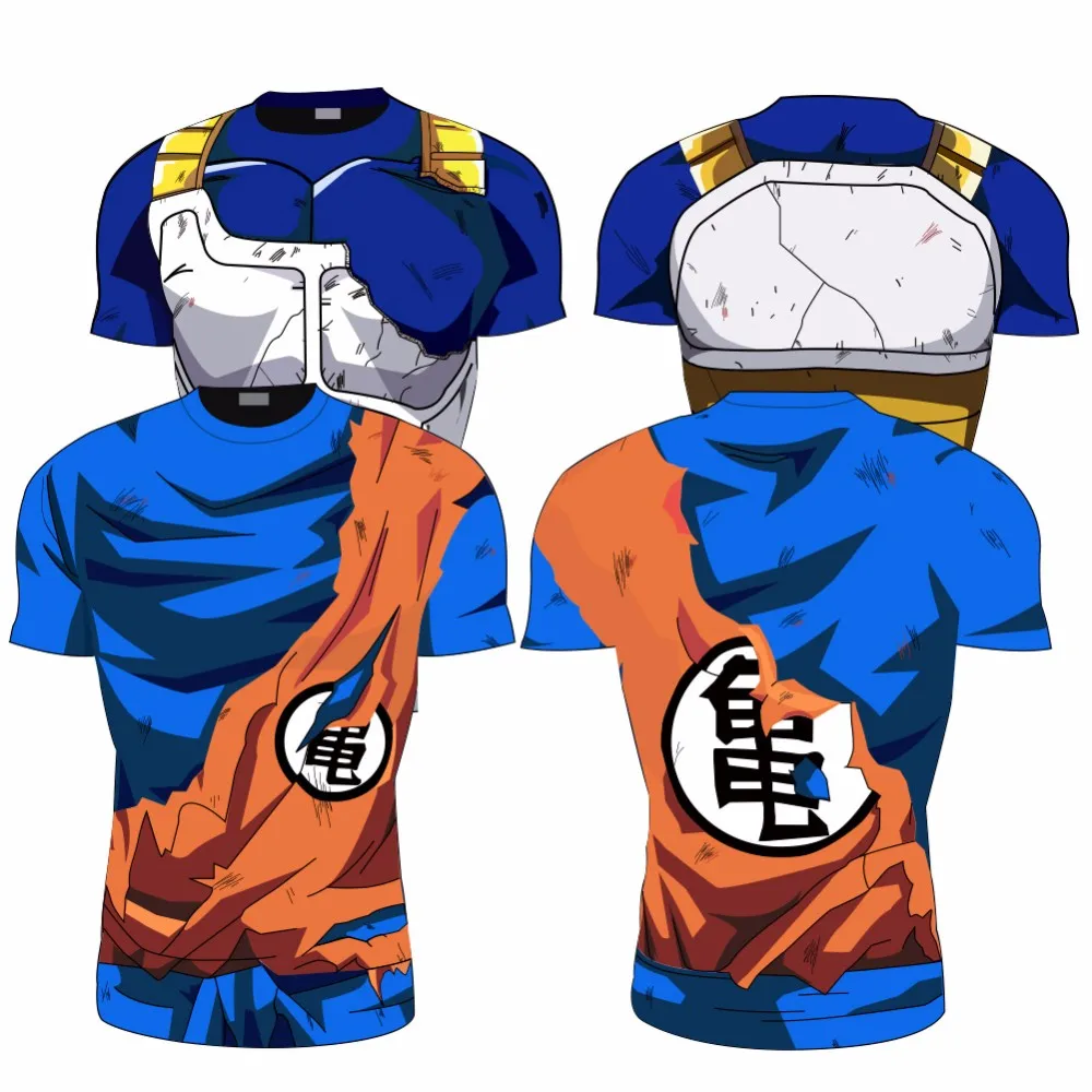 3D Anime Goku Printed T-Shirt Future Compression Tee Shirt Bachelorette Party Tops Trendy Casual Tshirt Engagement Gift