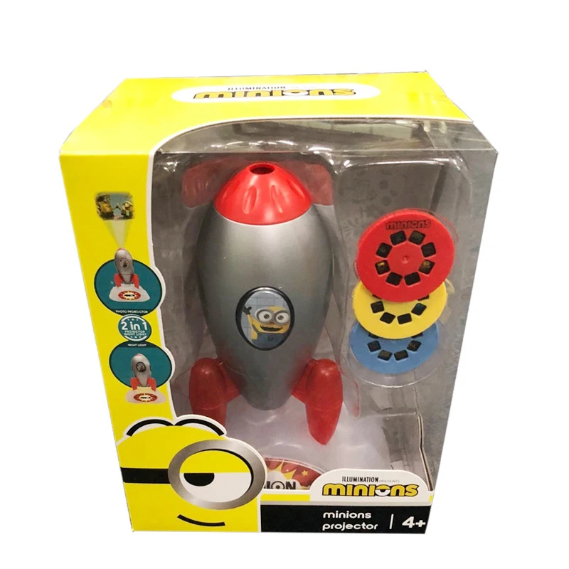 Minion Rocket Projector Projector Despicable Me Early Education Puzzle Luminous Lamp Despicable Me Toy