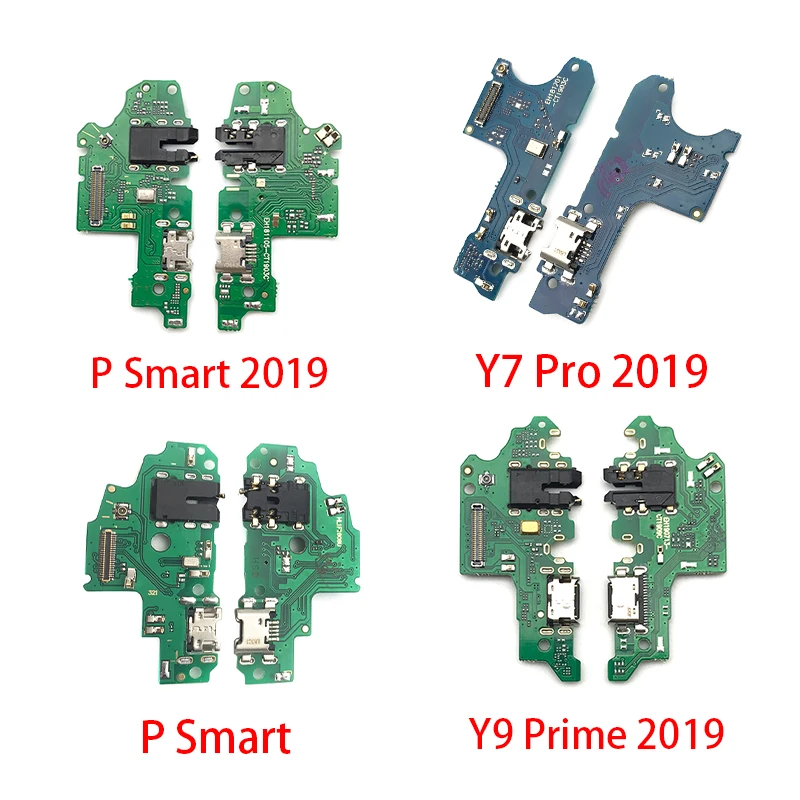 Charging Flex Cable For Huawei Y6 Y5 Y7 Pro Y9 Prime Smart USB Jack Microphone Mic Charger Port Dock Connector