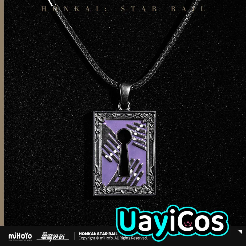 

Necklace Official Merch Honkai Star Rail Herta Pendant Necklace Chain Jewelry Cosplay Costume Anime Figure Game Kids Toy Gifts