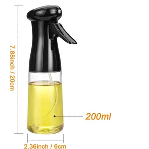 200ml 300ml Botol Semprot Minyak Dapur Memasak Dispenser Minyak Zaitun Berkemah BBQ Cuka Kue Wadah Penyemprot Kecap 6 dispenser kecap penjualan terbaik - №
