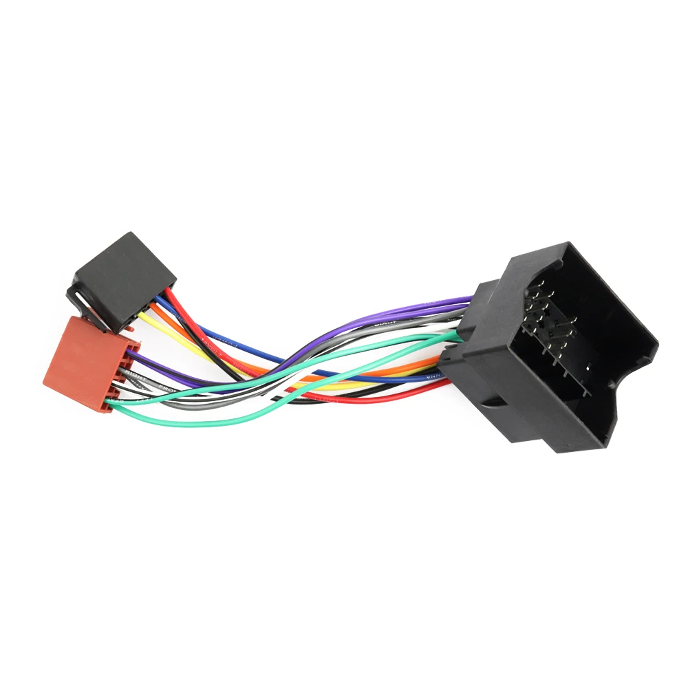 1 Din MP3 MP5 Car ISO Wiring Harness for Seat Altea Ibiza Leon Toledo 2004-2013 Radio Wired Cable Adaptor Connector Plug