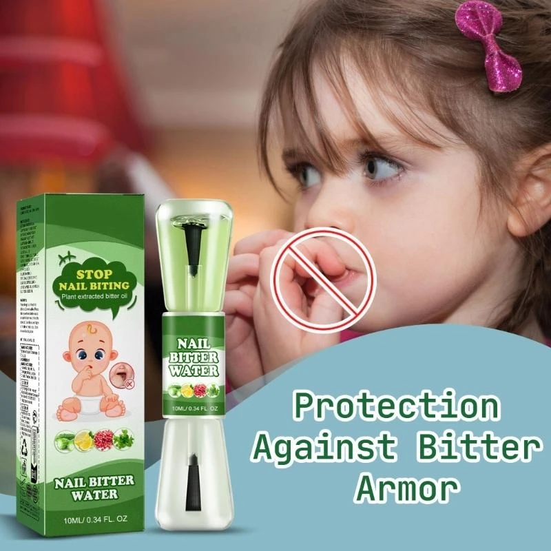 

J15U 10ml Bitter Melon Nails Bitter Liquid for Kids Prevents Finger Sucking & Biting