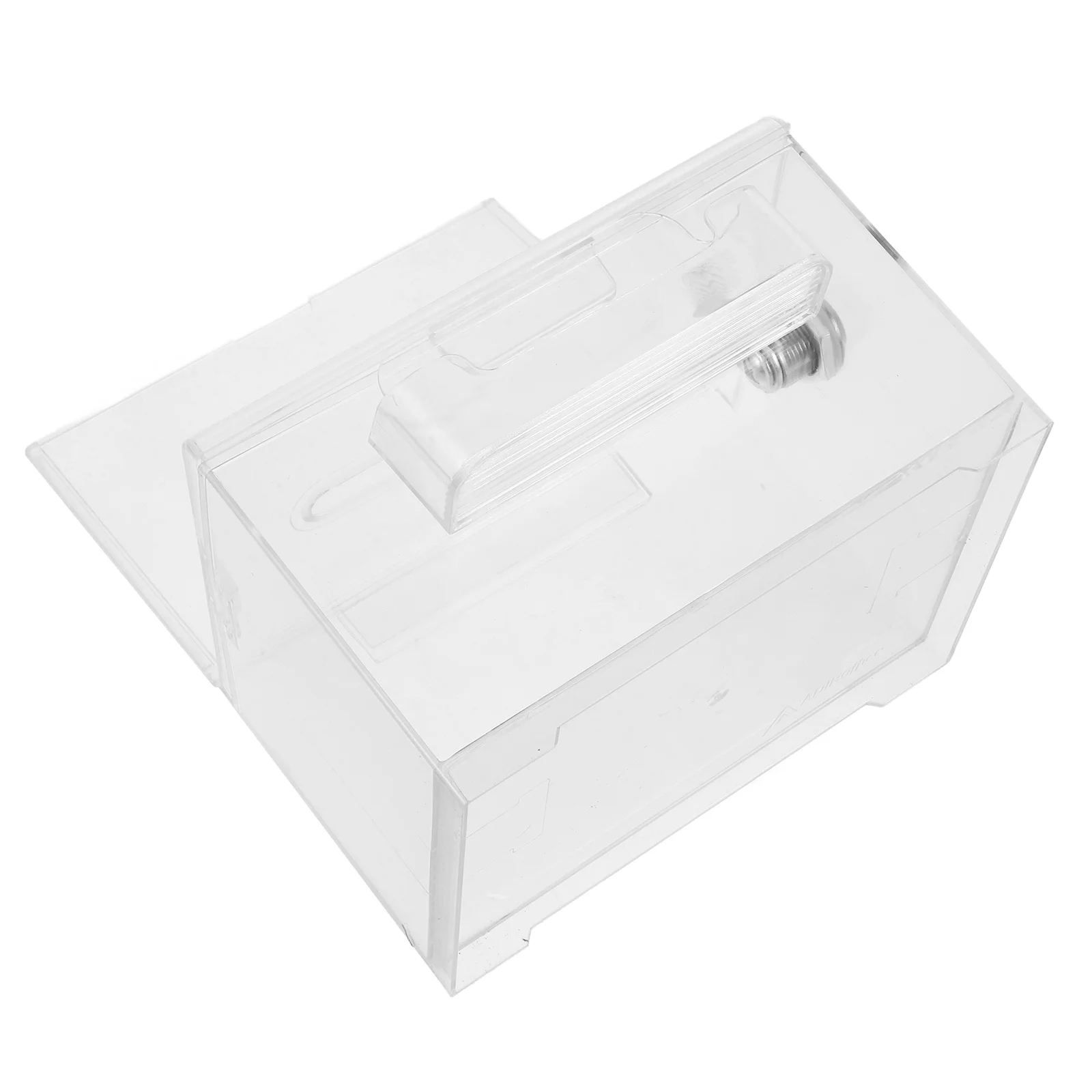 

Clear Acrylic Suggestion With Lock Slot Voting Donation Transparent Secure Storage Case Money Tickets Raffle Business Card Cash