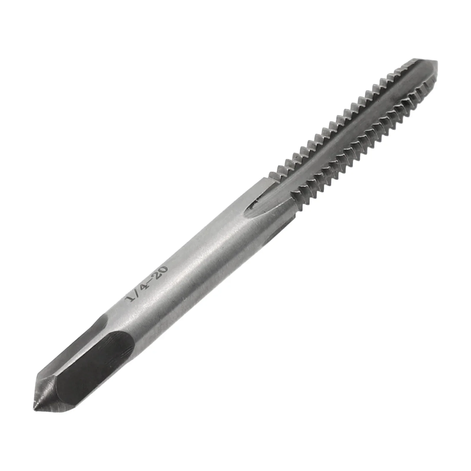 1pc 1/4-20 UNC-2B HSS Right Hand Thread Drill Screw Tap 70mm Spiral Point Straight Flute Hand Drilling Tools Screw Tap HSS