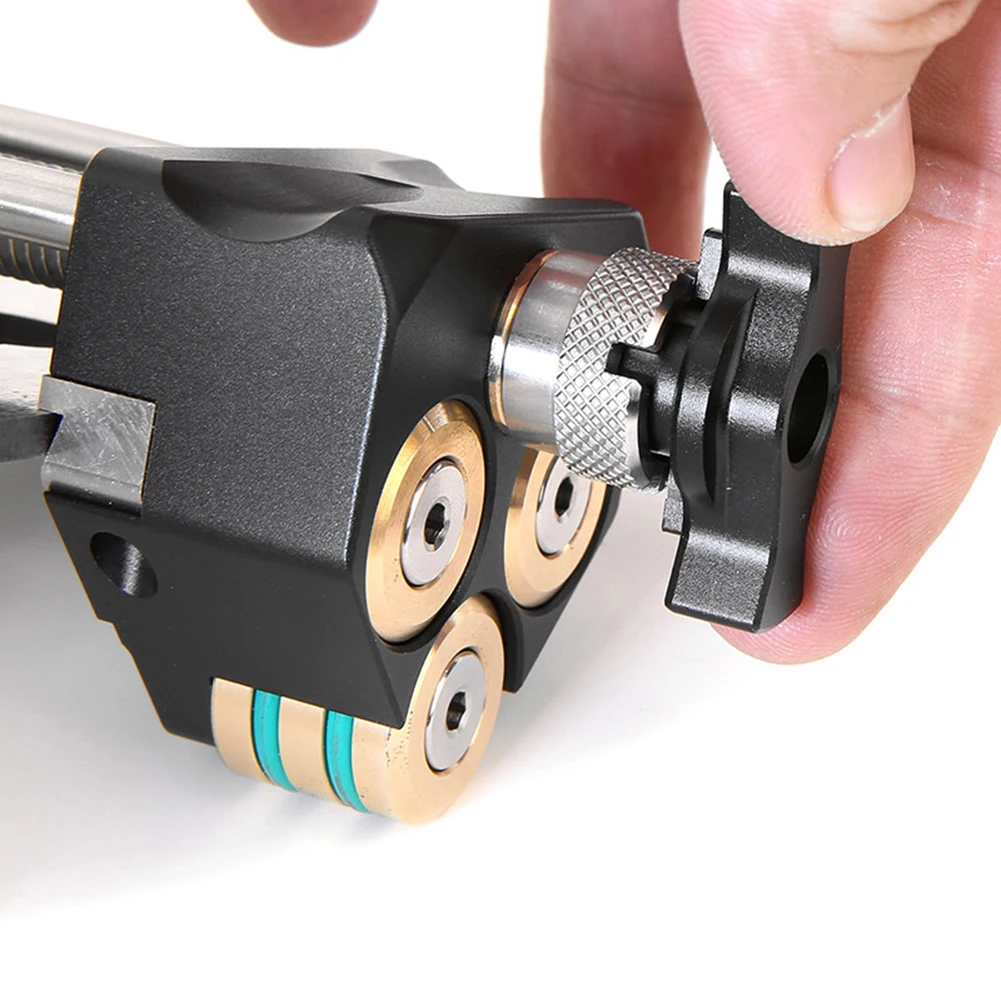 

Aluminum Alloy Woodworking Angle Sharpener Set Three Piece Set for Precision Sharpening of Chisels and Planers