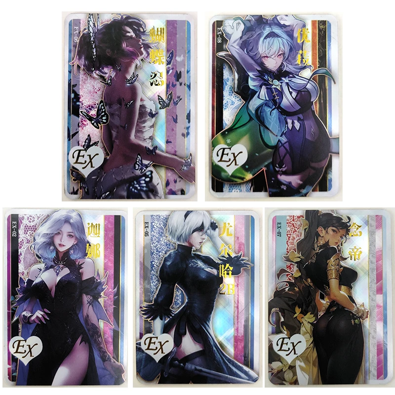 Anime Goddess Story The Secret of The Goddess Yorha No 2 Type B Kochou Shinobu Eula Ex Card New Game Collection Birthday Gifts