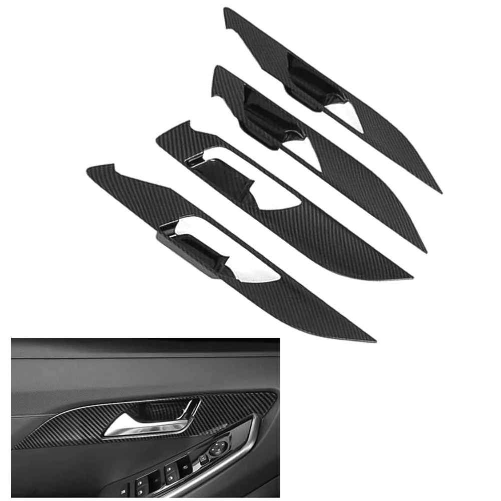 

Creta Accessories Door Handle Trim For Hyundai Exterior Styling Carbon Fiber Plastic Easy Peel-and-stick For Hyundai Creta Ix25