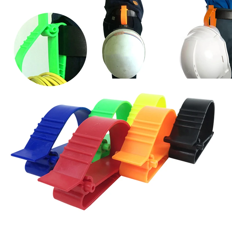 

1Pc Clamp Safety Helmet Clamp Earmuffs Clamp Key Chains Clips Labor Protection Clamp Working Clips Helmet Clips