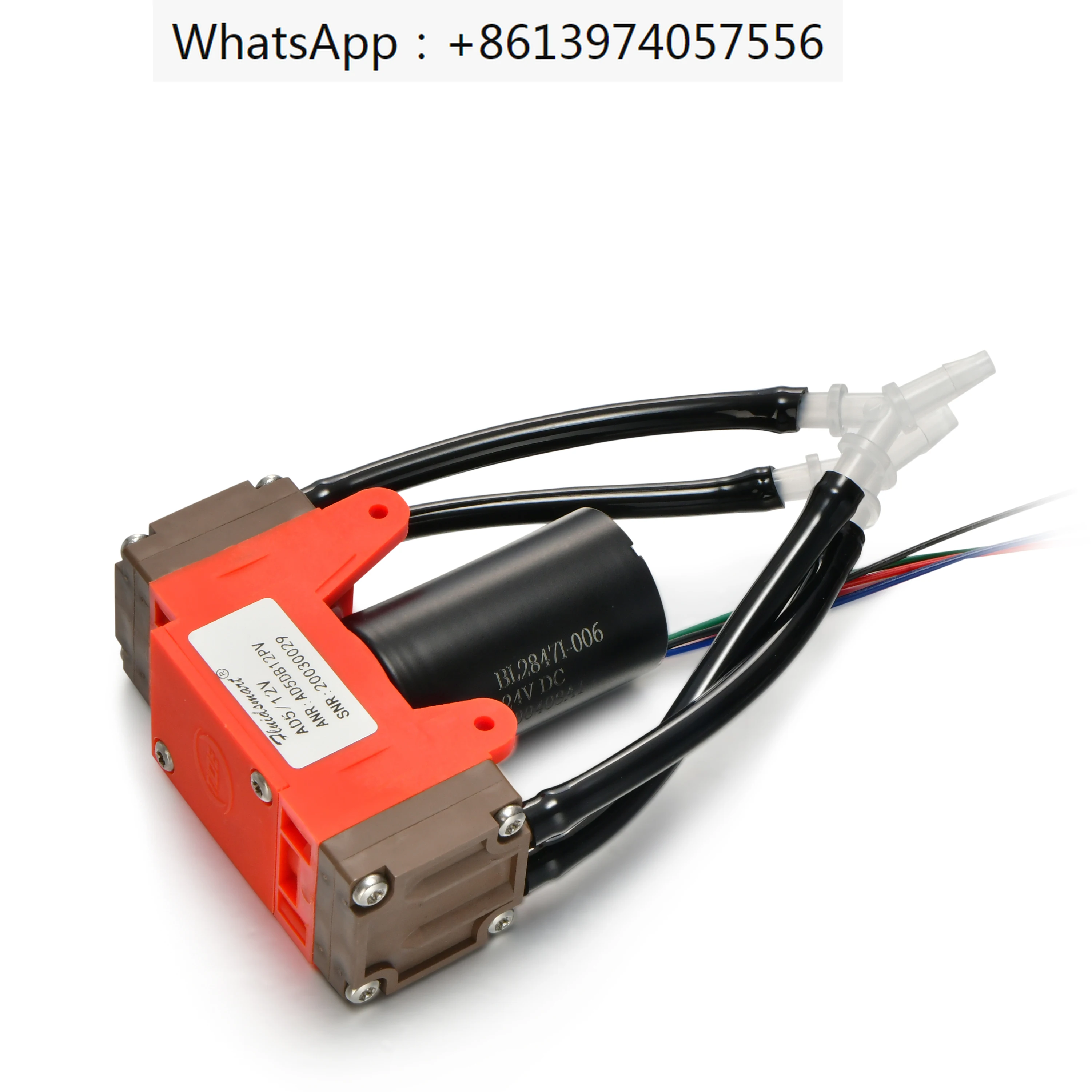 12V DC Brushless Motor Mass Flow CEMS Sampling Electric Mini Air Pump Micro Vacuum Diaphragm