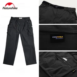 Naturehike Camping Pants Outdoor Multi-Pocket Functional Trousers Men Fashion Waterproof Sunscreen UPF50+ Casual Overalls 4 Size