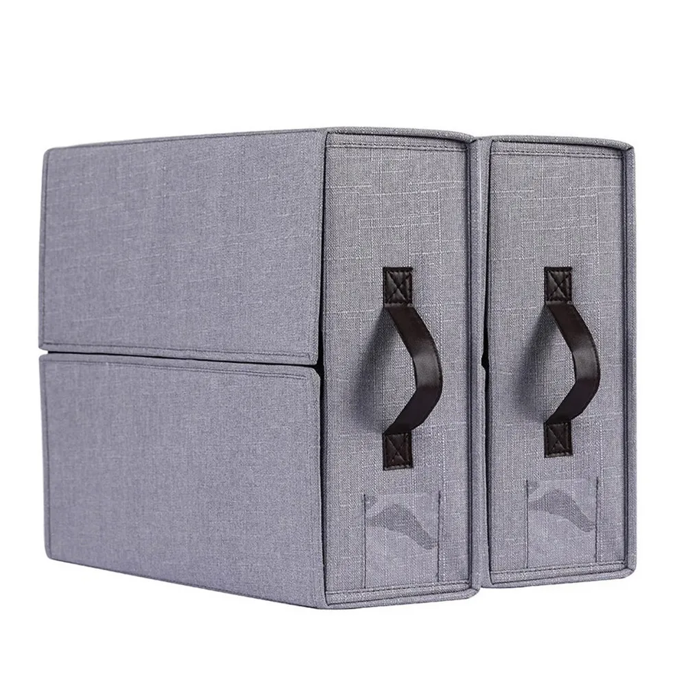 

1pc Under Bed Sheet Cube Bed Sheet Set Organizer Bags Foldable Storage Box for Duvet Cover Set Linen Closet Organizer